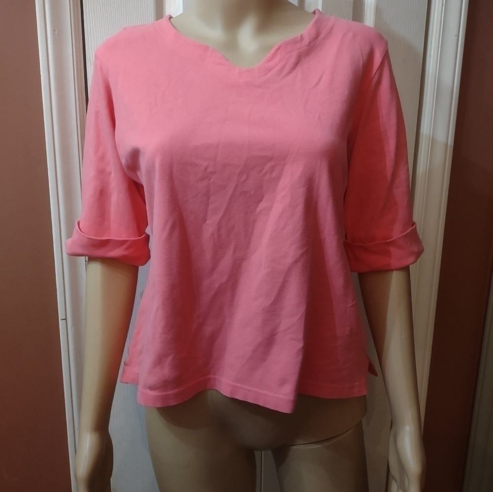 Kim Rogers Sport woman's size PM petite medium shirt top